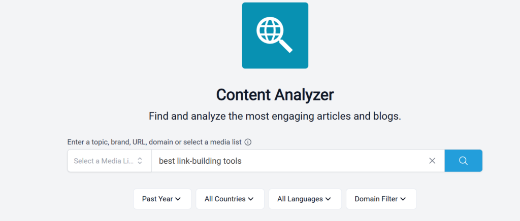 Content Analyzer BuzzSumo