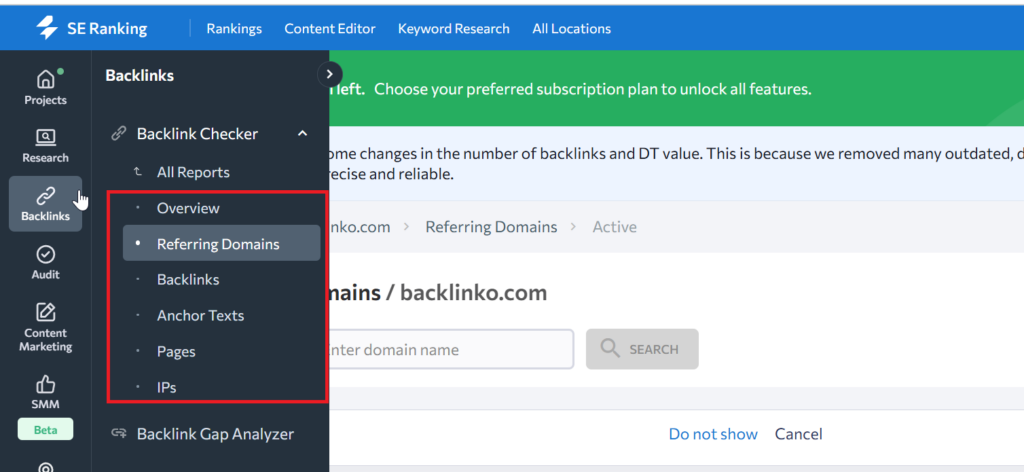 detailed overview of backlinks