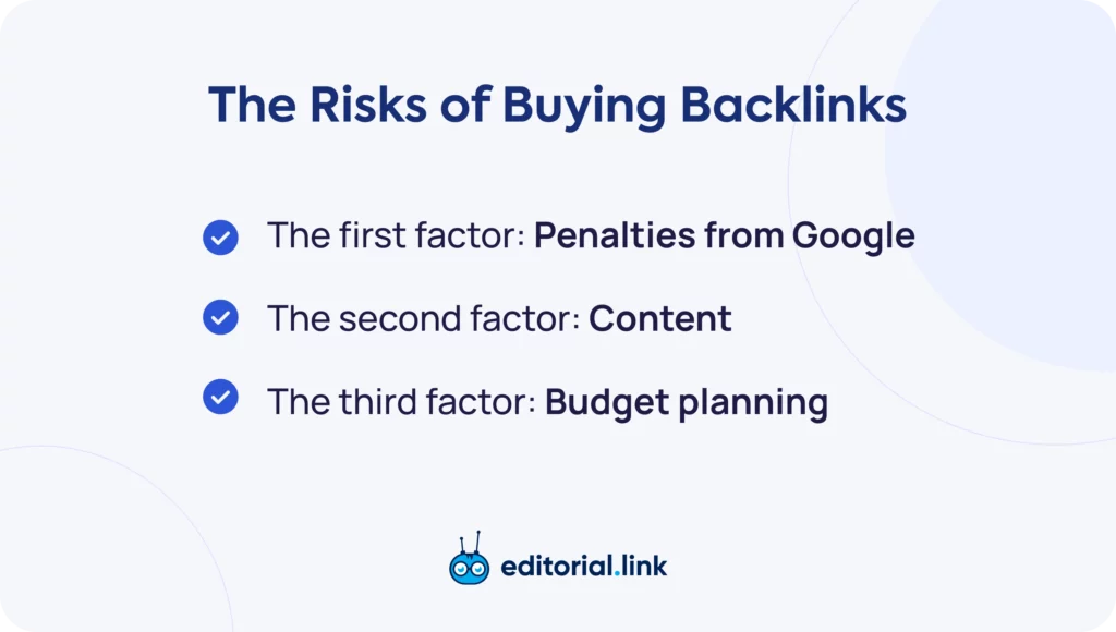The Risks of Buying Backlinks