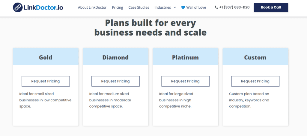LinkDoctor pricing