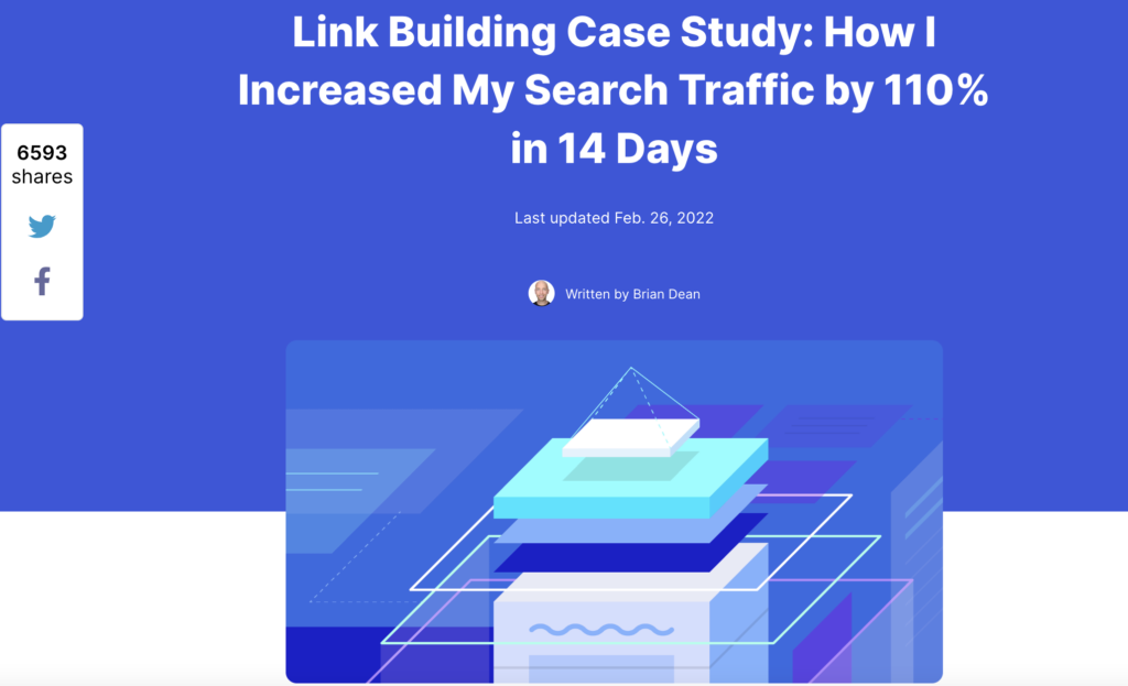 Link Building Case Study - by Brian Dean