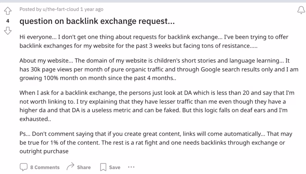 why link exchange can backfire