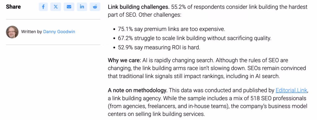 backlink from SEL to our research