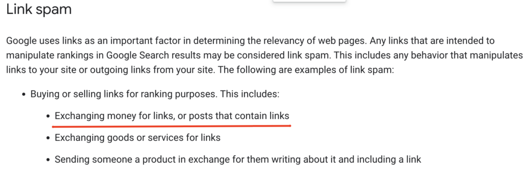 Google clearly states that buying links is risky