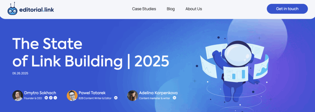 Link Building Statistics Report 2025