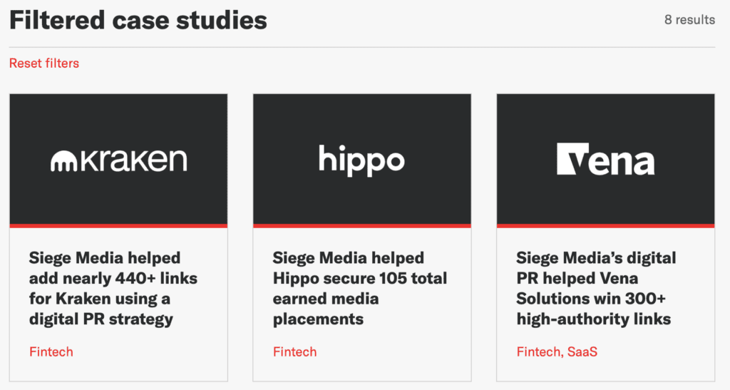 Siege Media case studies