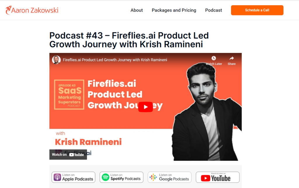 Take part in podcasts and interviews to generate backlinks for SaaS