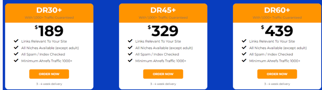 a link from a site with DR 60 costs way more than from a DR 30 site, based on these faked metrics