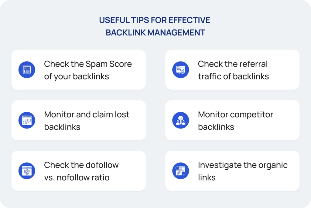 Tips for Effective Backlink Management