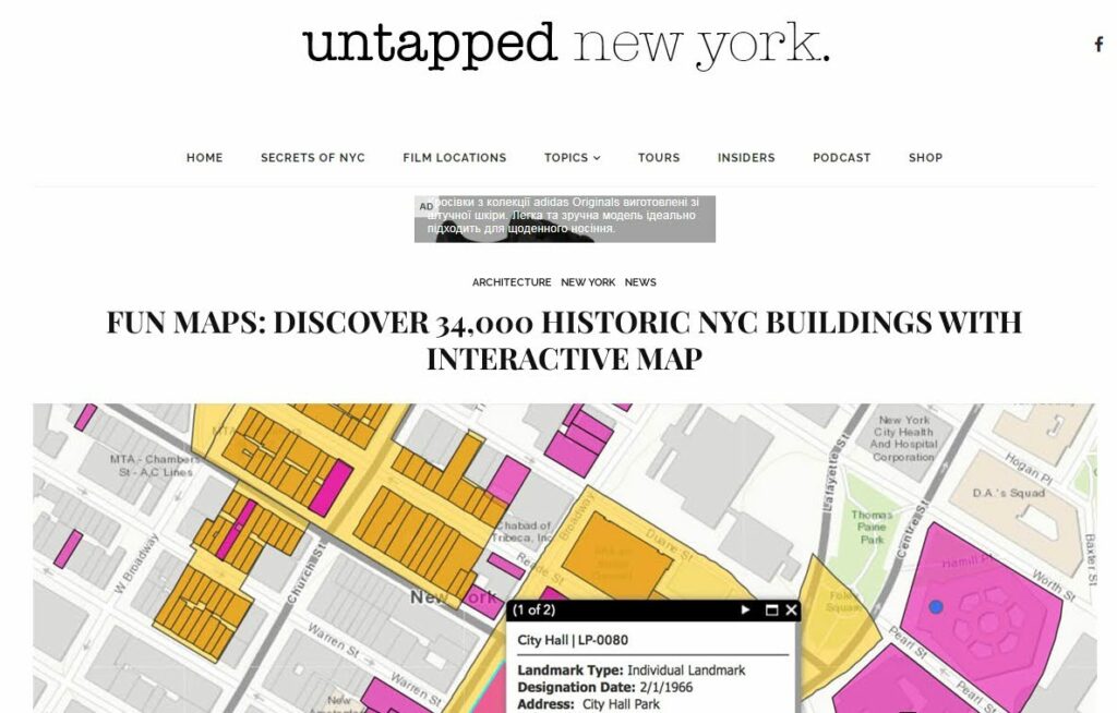 an interactive map for real estate