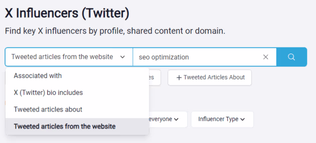 use Influencer discovery tools