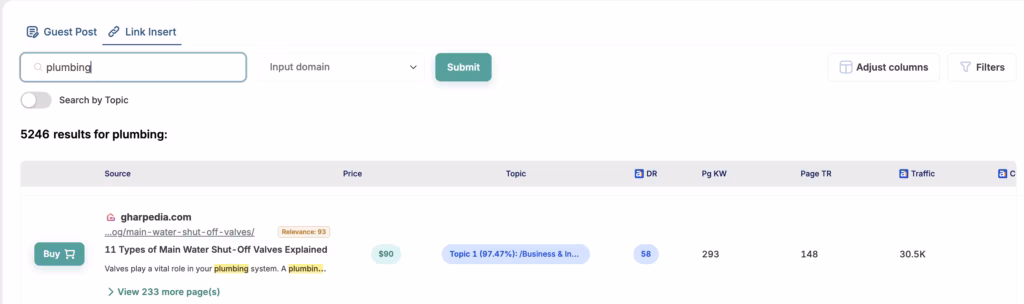 how search work at INSERT.LINK.avif