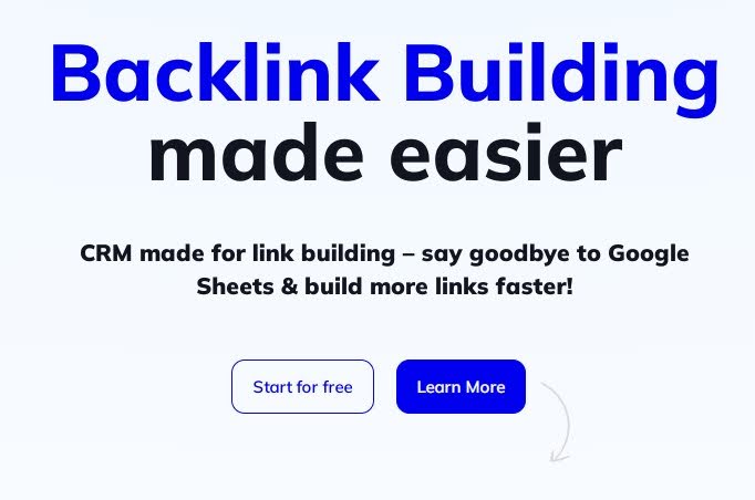 BacklinkManager.io main page