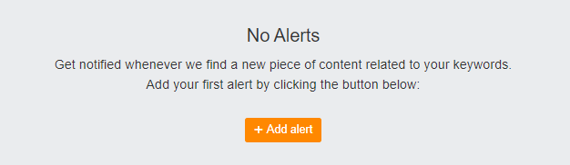 Click + Add alert