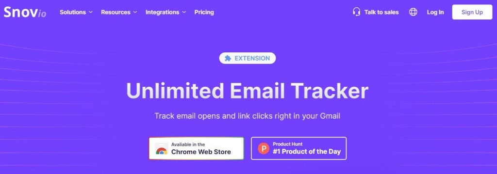 install an email tracker like Snov