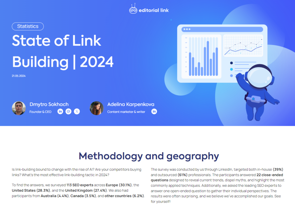 State Of Link Building by Editorial.Link