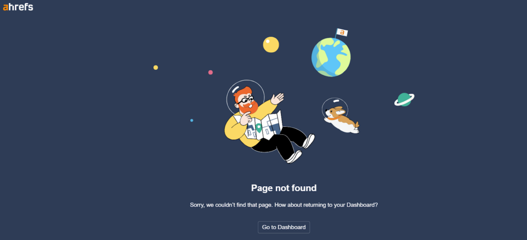 example of 404 page