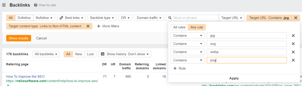 Analyze competitor images