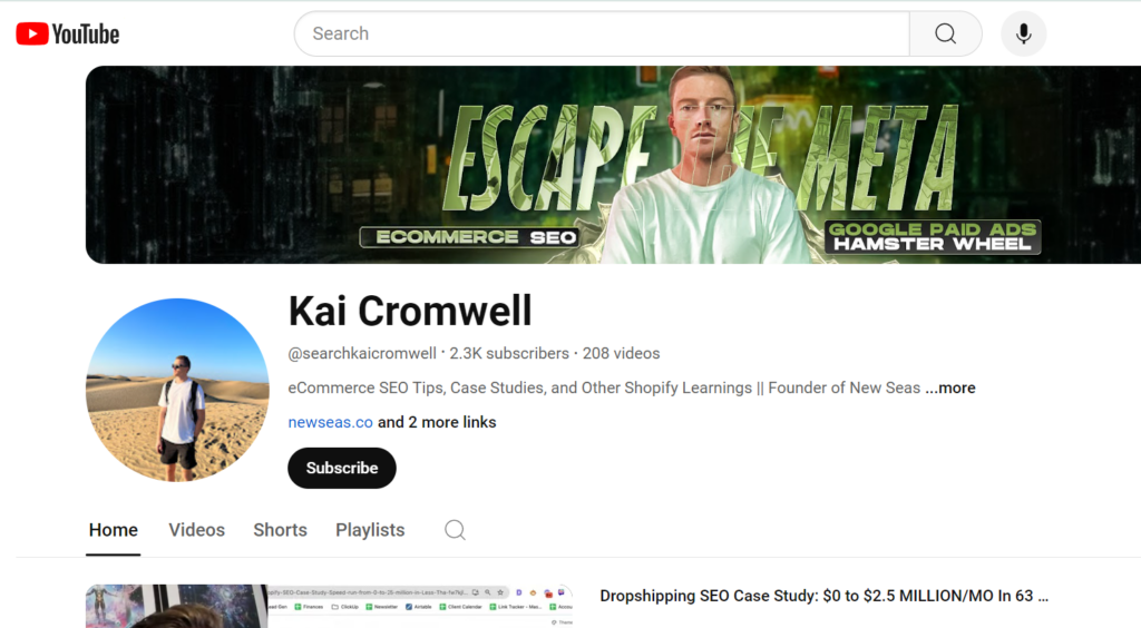 Kai Cromwell Youtube