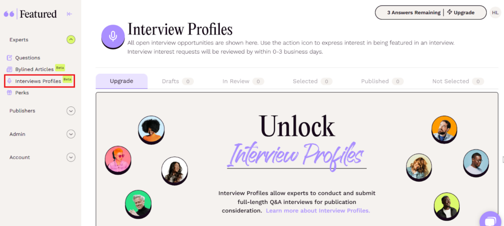 Interview Profiles