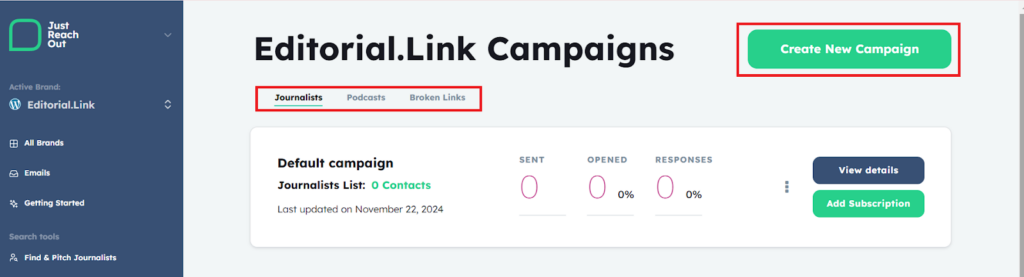 these tools allow you to create bulk outreach campaigns