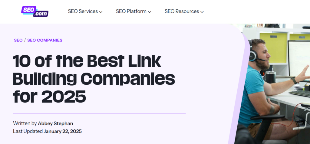 listicle 10 best link building companies