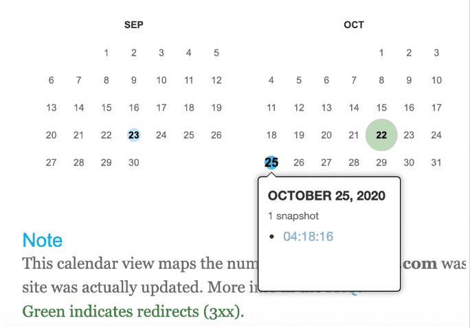 Choose a specific date in the past.