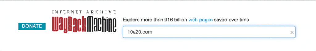 Search for the domain via wayback machine