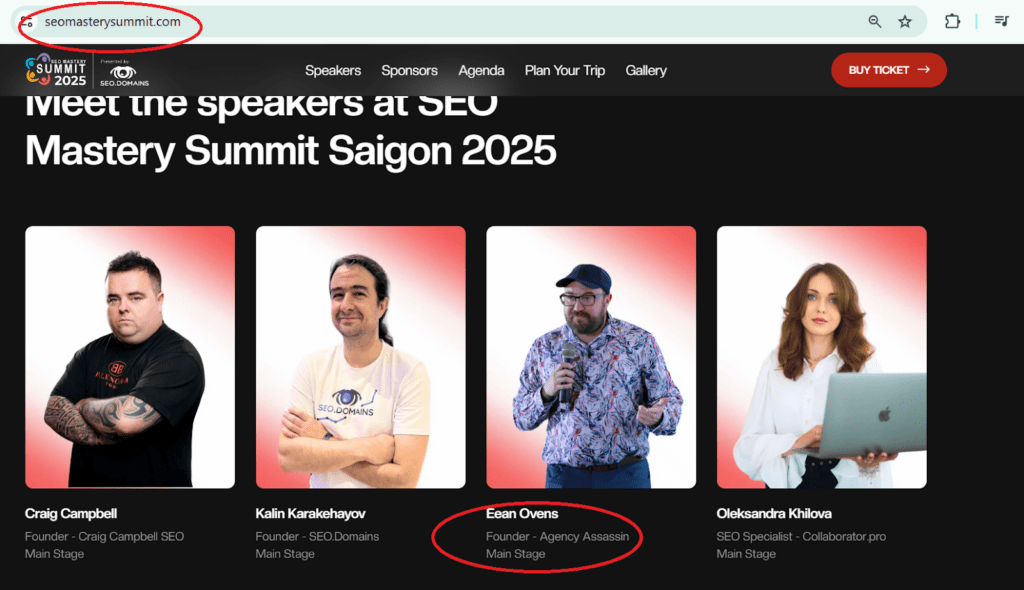 be a speaker on conference