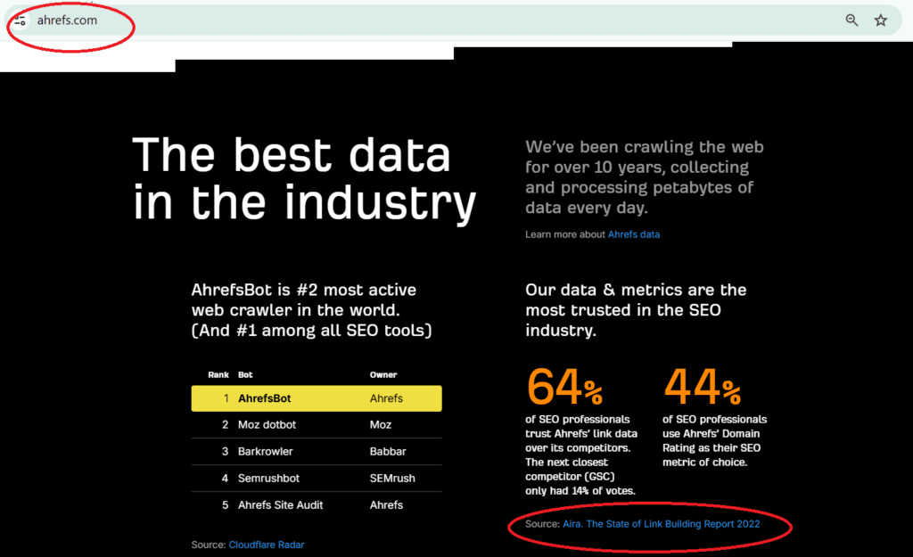 craft data-driven content to get backlinks from homepage