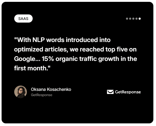 sample of testimonial link building