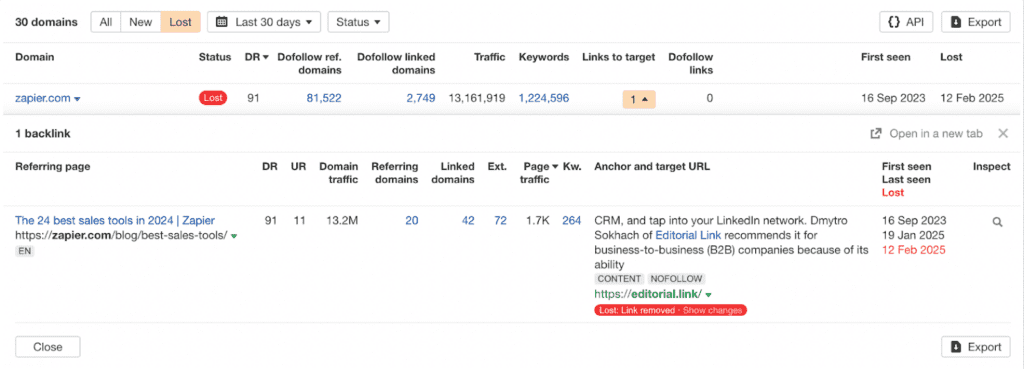 you still need to check the links manually