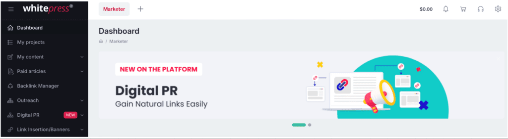 Backlink manager by whitepress