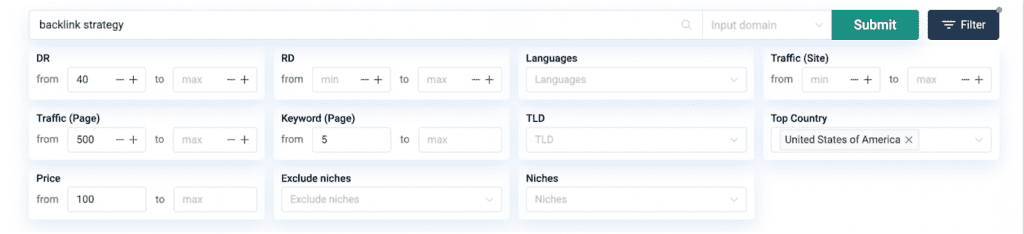 Insert Link dashboard