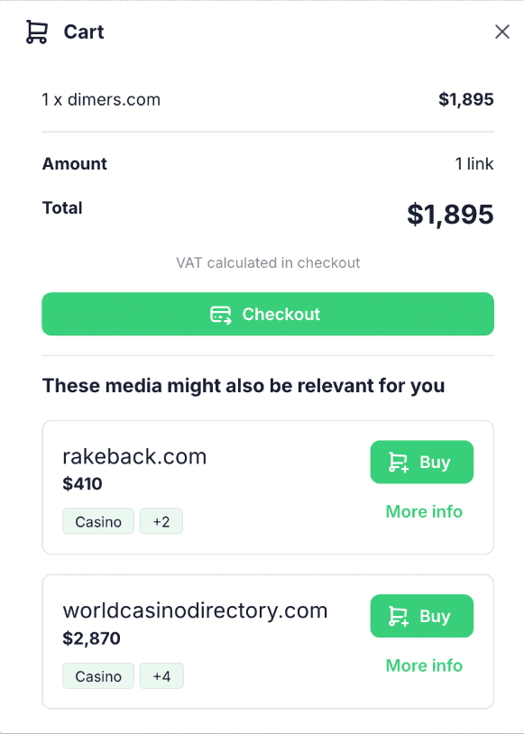 Once you find a relevant website, the purchase process is straightforward