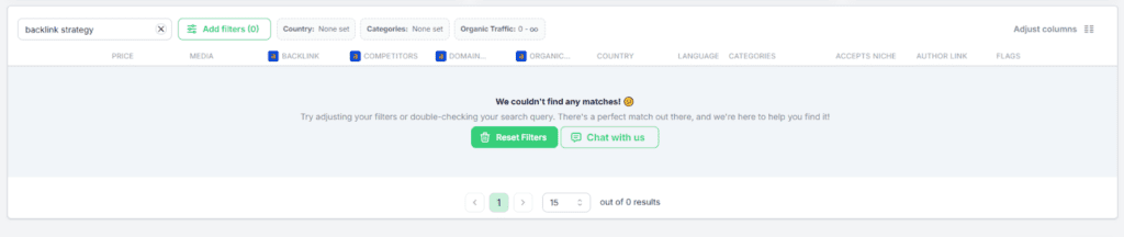 This makes finding specific placements much harder than with Insert Link