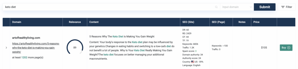 example of search relevant place to get backlinks on INSERT.LINK
