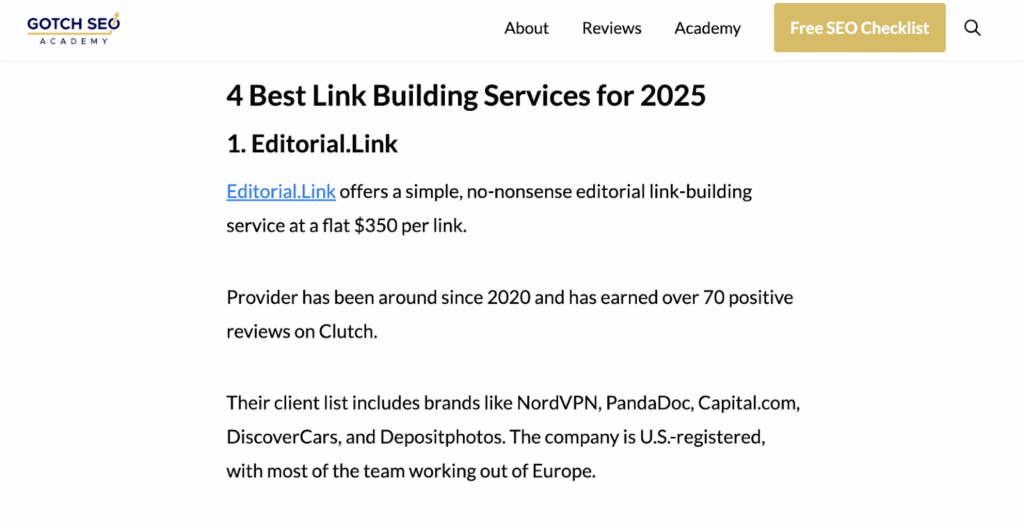 Get Featured in Trusted “Top” or “Best” Pages That Feed AI Results
