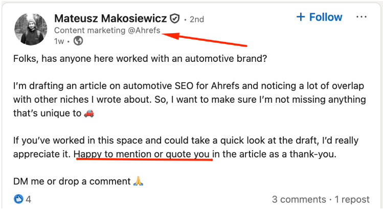 Respond to Expert Quote Requests