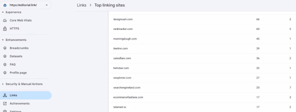 GSC backlink monitoring tools