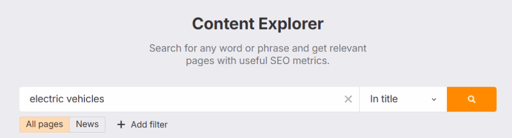 Open Content Explorer